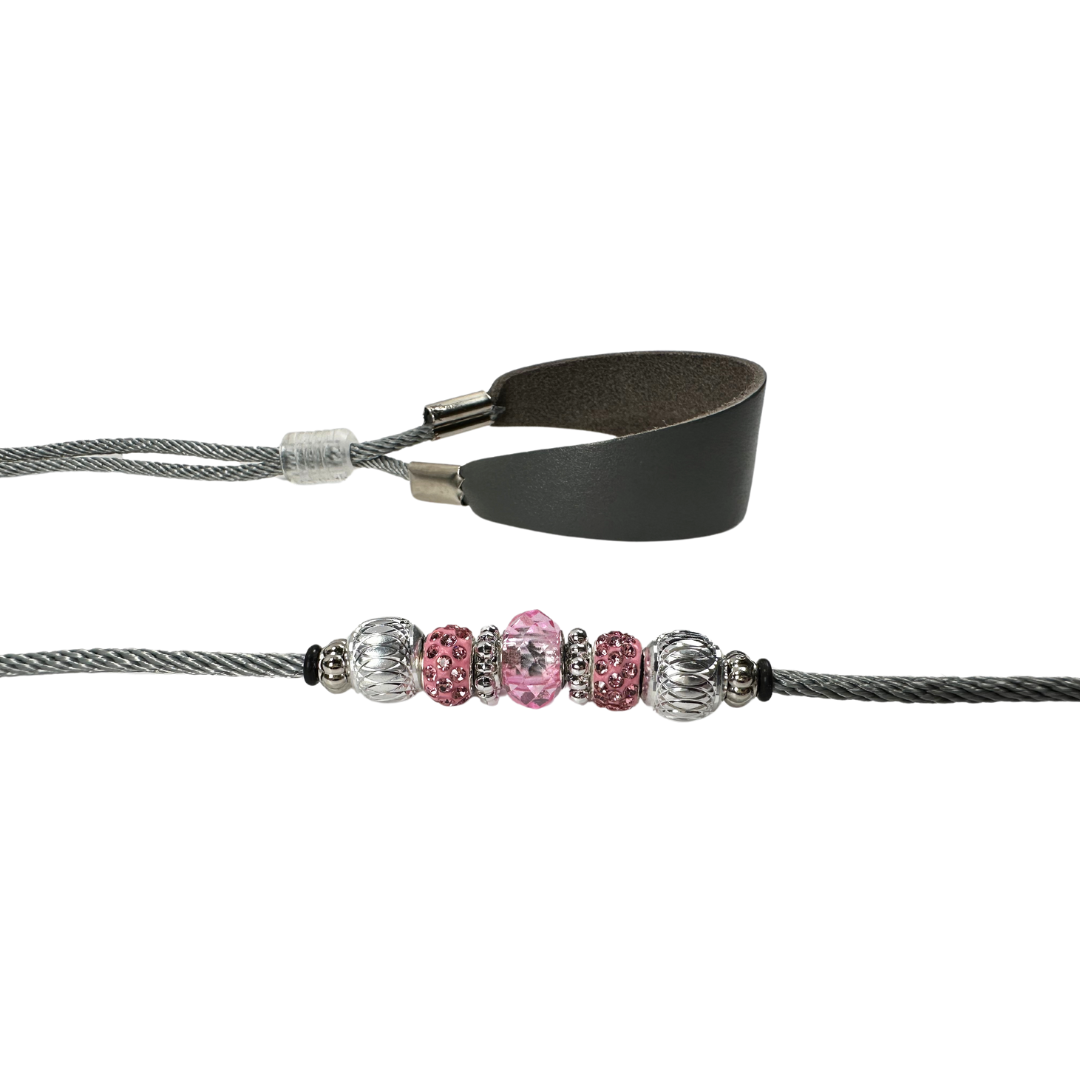 SHOW sýningataumar með perlum og hálsstykki