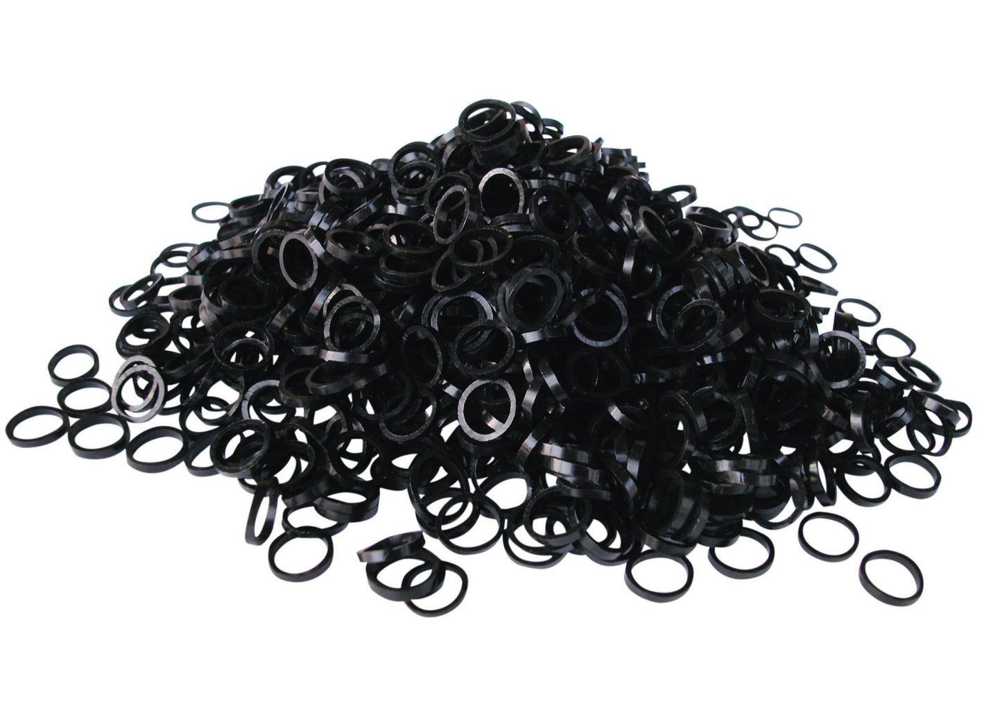 Show Tech Latex Bands Medium - 1000 pcs Top Knot Bands - ýmsir litir
