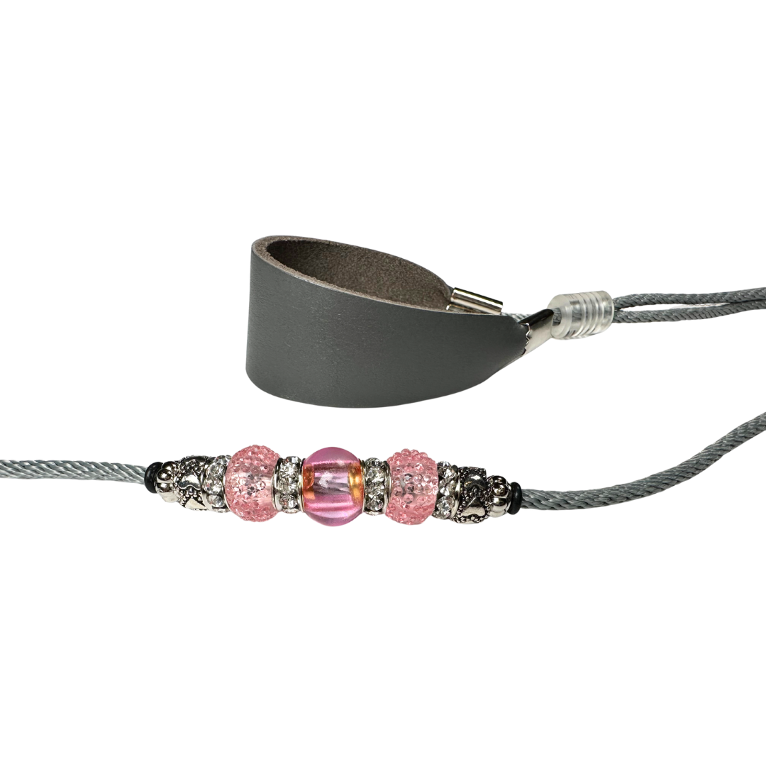 SHOW sýningataumar með perlum og hálsstykki