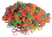 Load image into Gallery viewer, Show Tech Latex Bands Medium - 1000 pcs Top Knot Bands - svartar eða neon