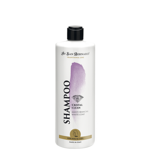Cristal Clean Sjampó - fyrir hvítan og svartan feld - prufur